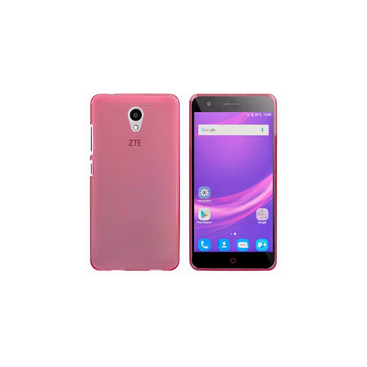 Funda Gel Tpu para Zte Blade A510 Color Rosa