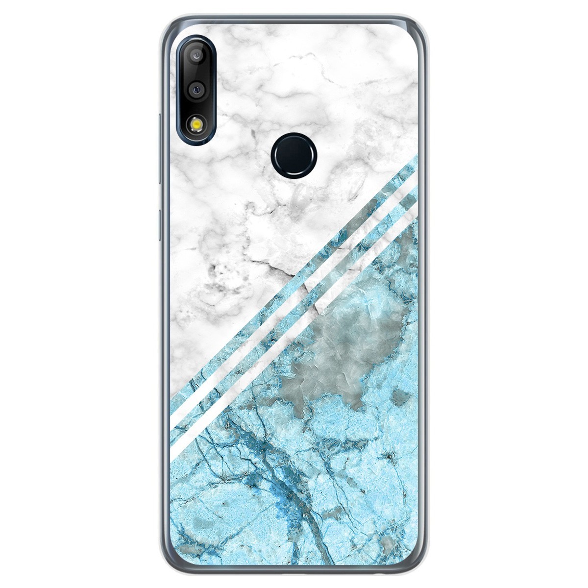 Funda Gel Tpu para Asus Zenfone Max (M2) diseño Mármol 02 Dibujos