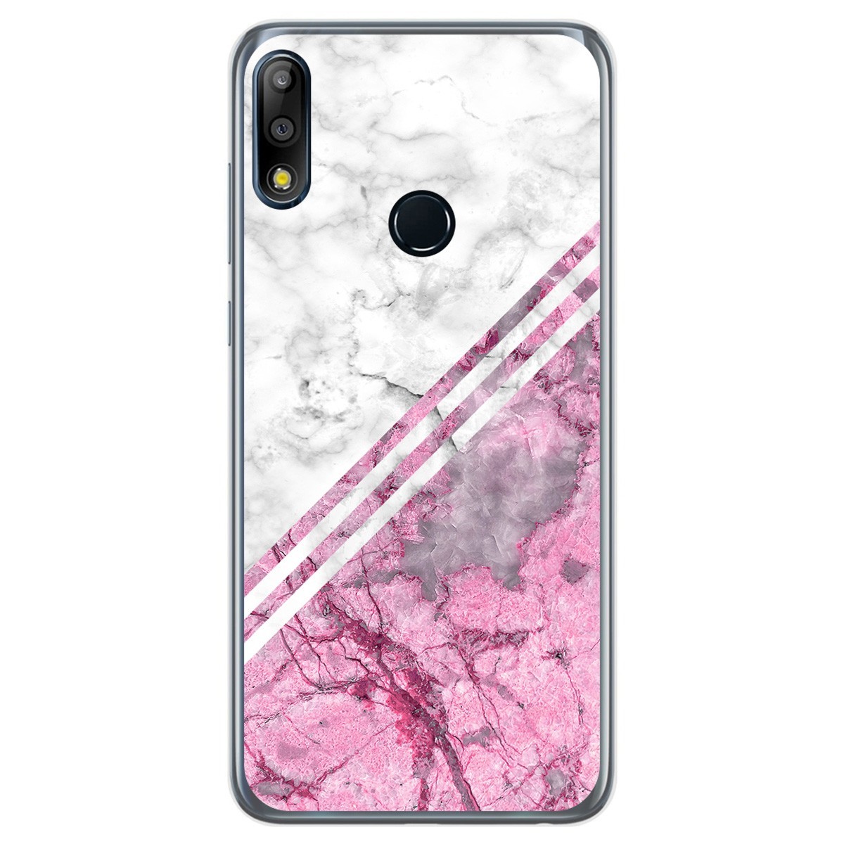 Funda Gel Tpu para Asus Zenfone Max (M2) diseño Mármol 03 Dibujos