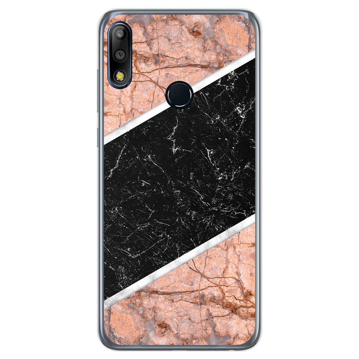 Funda Gel Tpu para Asus Zenfone Max (M2) diseño Mármol 07 Dibujos