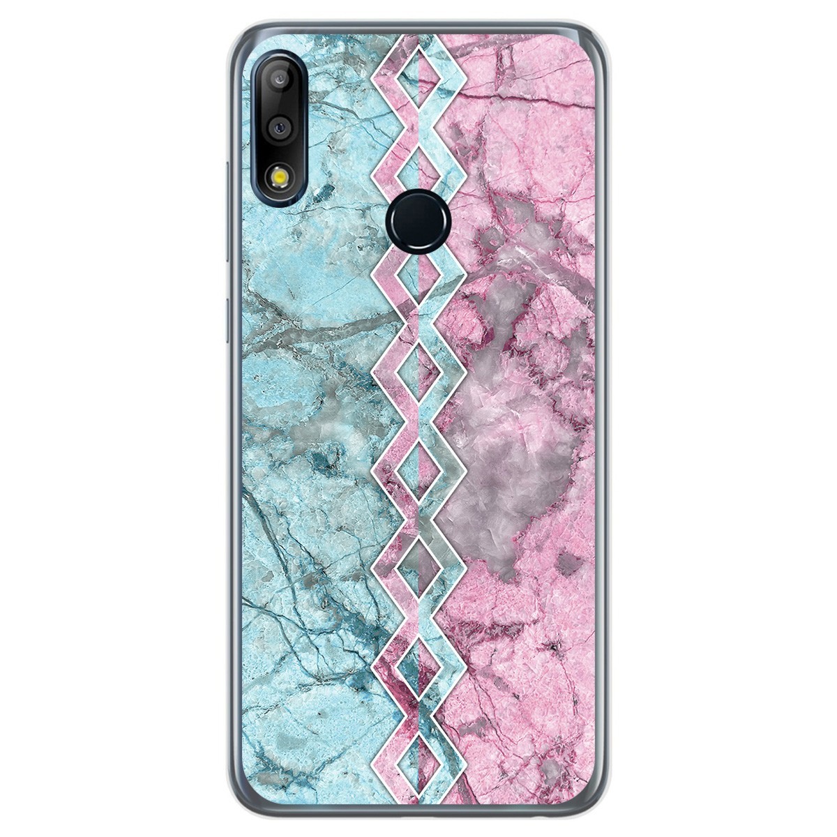 Funda Gel Tpu para Asus Zenfone Max (M2) diseño Mármol 08 Dibujos