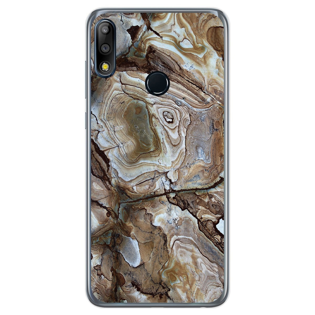 Funda Gel Tpu para Asus Zenfone Max (M2) diseño Mármol 14 Dibujos