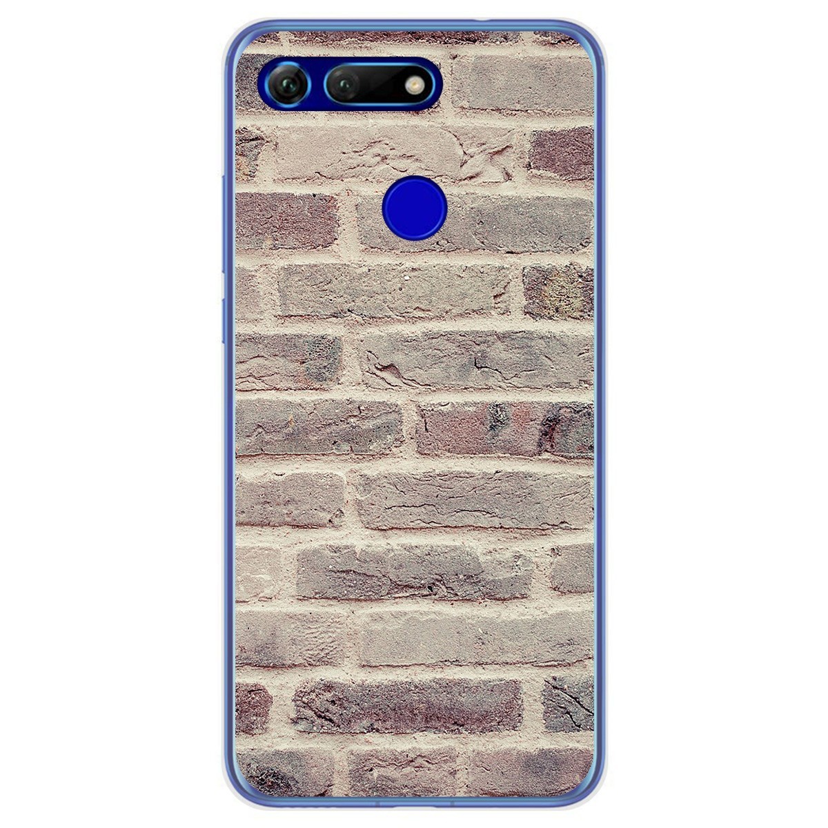 Funda Gel Tpu para Huawei Honor View 20 diseño Ladrillo 01 Dibujos