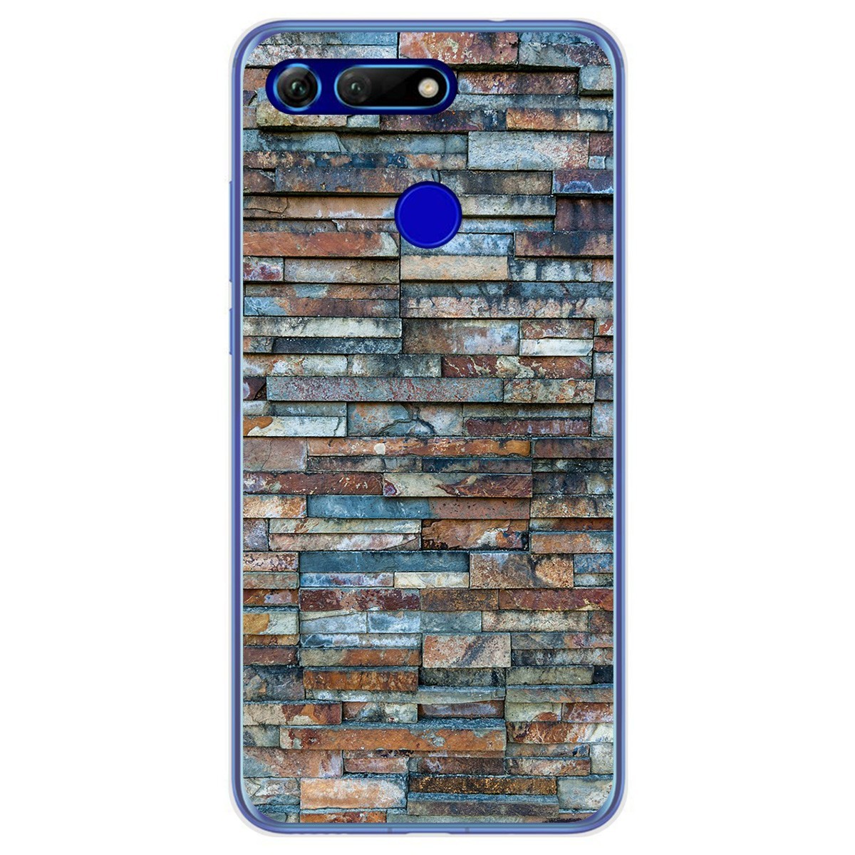 Funda Gel Tpu para Huawei Honor View 20 diseño Ladrillo 05 Dibujos