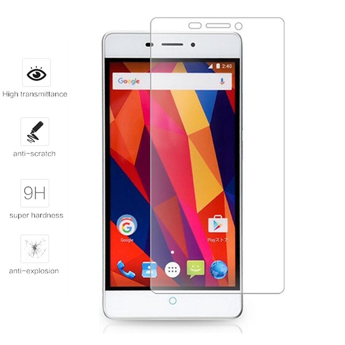 Protector Pantalla Cristal Templado para Zte Blade V580 Vidrio