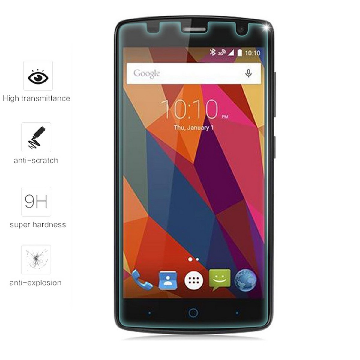 Protector Pantalla Cristal Templado para Zte Blade L5 / L5 Plus Vidrio