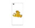 Funda Gel Tpu para Huawei P8 Lite Diseño Leones Dibujos