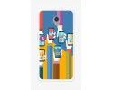Funda Gel Tpu para Zte Blade V7 Diseño Apps Dibujos