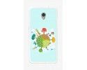 Funda Gel Tpu para Zte Blade V7 Diseño Familia Dibujos