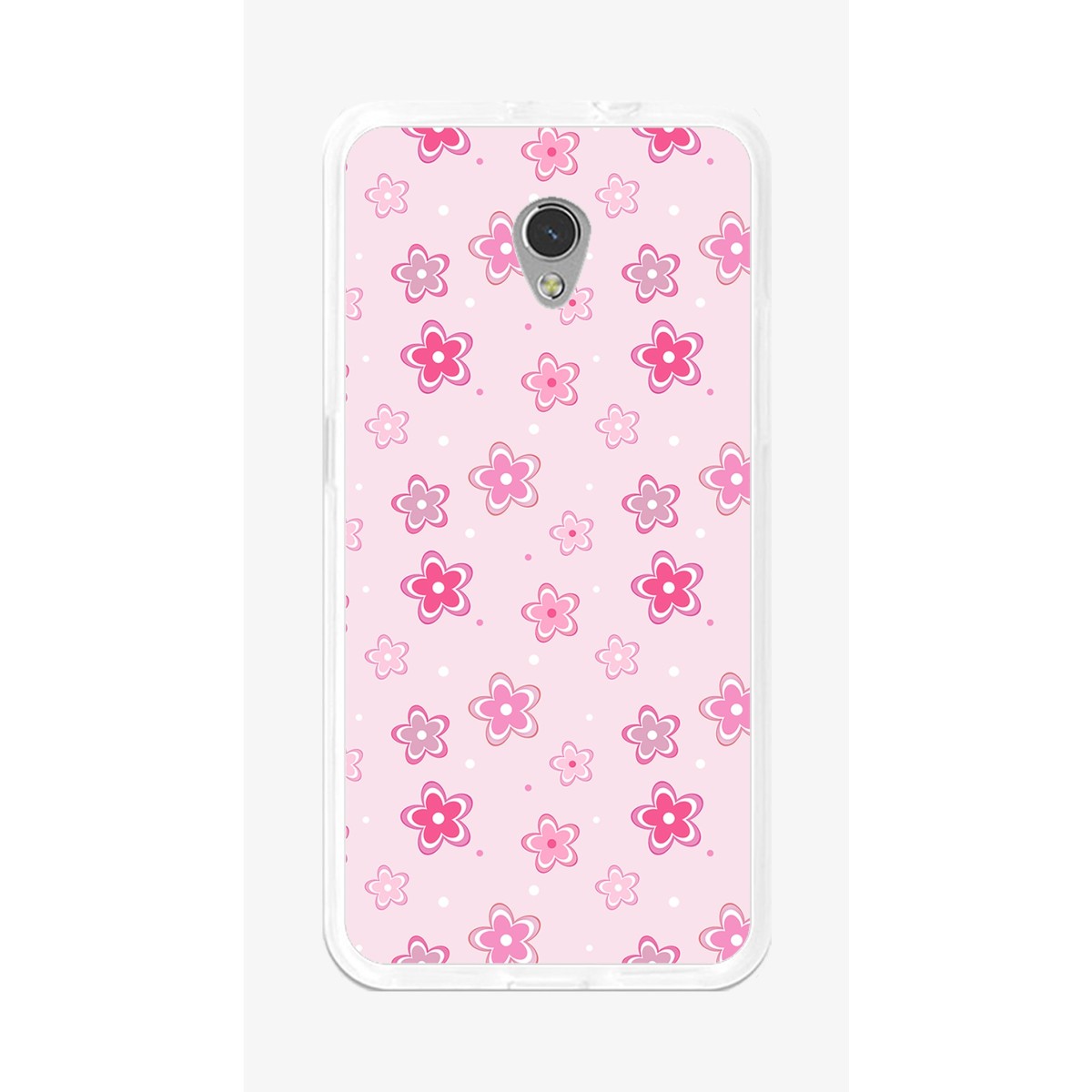 Funda Gel Tpu para Zte Blade V7 Diseño Flores Dibujos