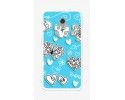 Funda Gel Tpu para Zte Blade V7 Diseño Mariposas Dibujos