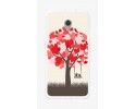 Funda Gel Tpu para Zte Blade V7 Diseño Pajaritos Dibujos