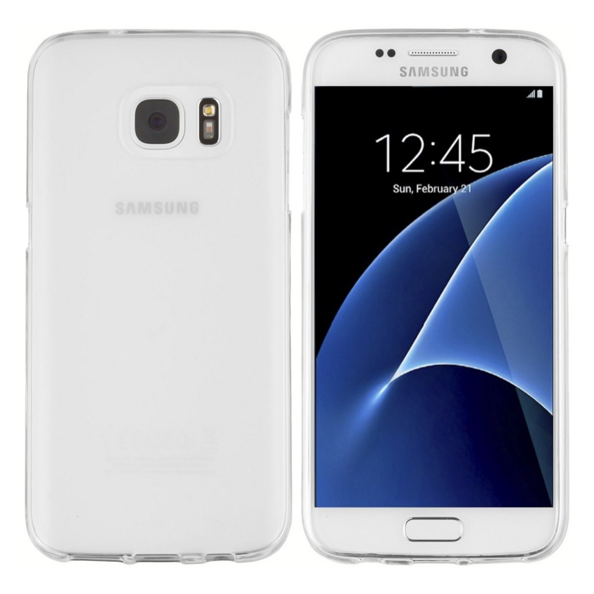 Funda Gel Tpu para Samsung Galaxy S7 Color Transparente