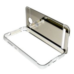 Funda Bumper Plata Aluminio + Tapa Trasera para Huawei Y3 II 2