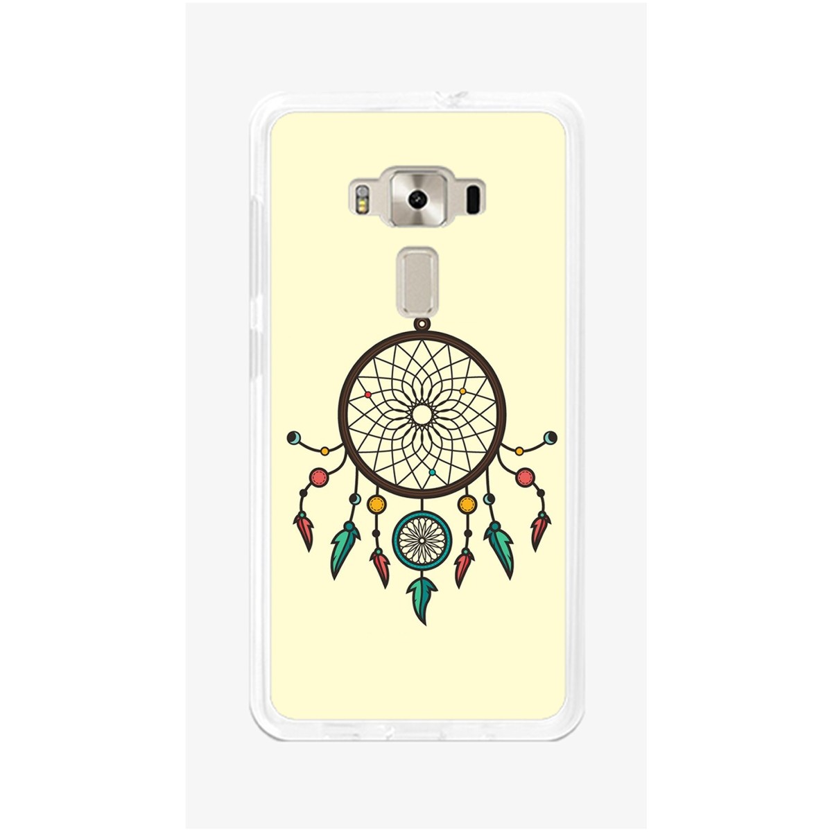 Funda Gel Tpu para Asus Zenfone 3 5.5" Ze552Kl Diseño Atrapasueños Dibujos