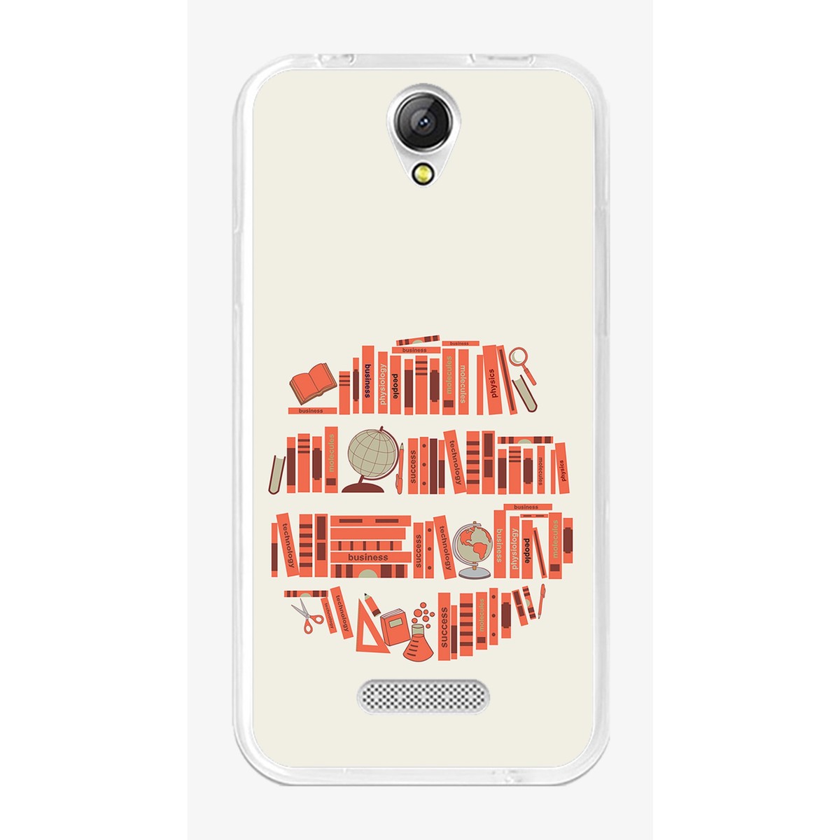Funda Gel Tpu para Doogee X6S / X6 / X6 Pro Diseño Mundo-Libro Dibujos
