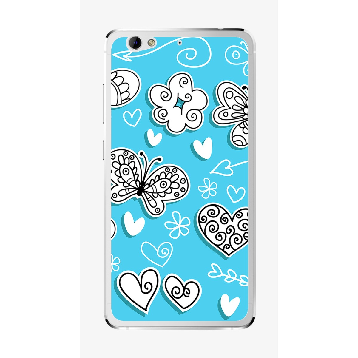 Funda Gel Tpu para Weimei We Plus Diseño Mariposas Dibujos
