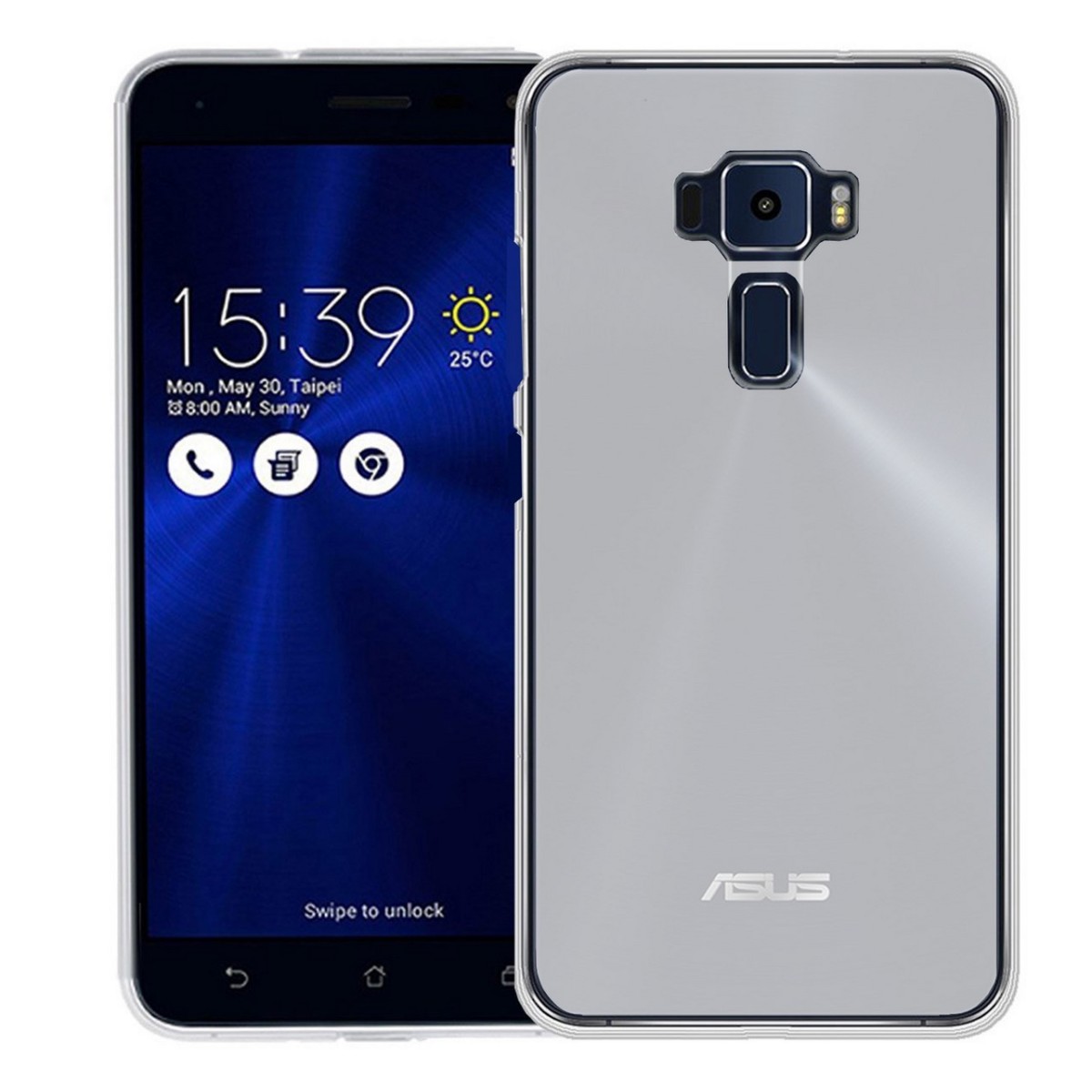 Funda Gel Tpu para Asus Zenfone 3 5.5" Ze552Kl Color Transparente