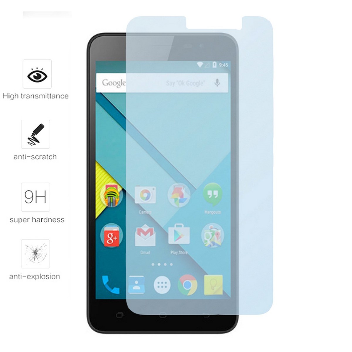 Protector Pantalla Cristal Templado para Hisense F20 Vidrio