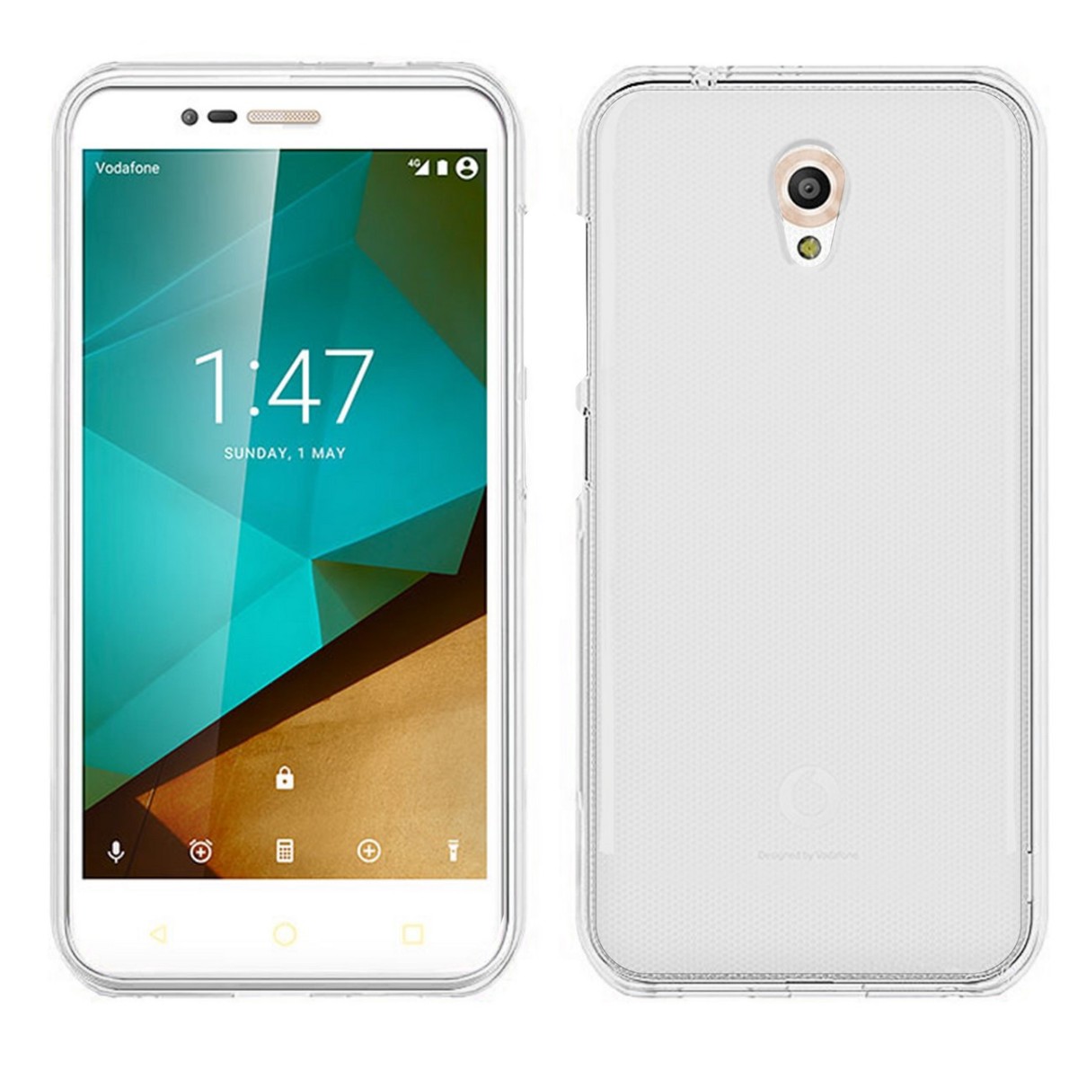 Funda Gel Tpu para Vodafone Smart Prime 7 Color Transparente