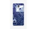 Funda Gel Tpu para Zte Blade V7 Diseño Circuito Dibujos