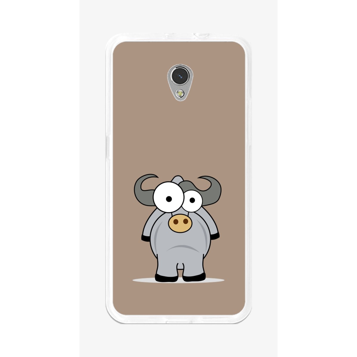 Funda Gel Tpu para Zte Blade V7 Diseño Toro Dibujos