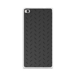 Funda Gel Tpu para Huawei P8 Lite Diseño Metal Dibujos