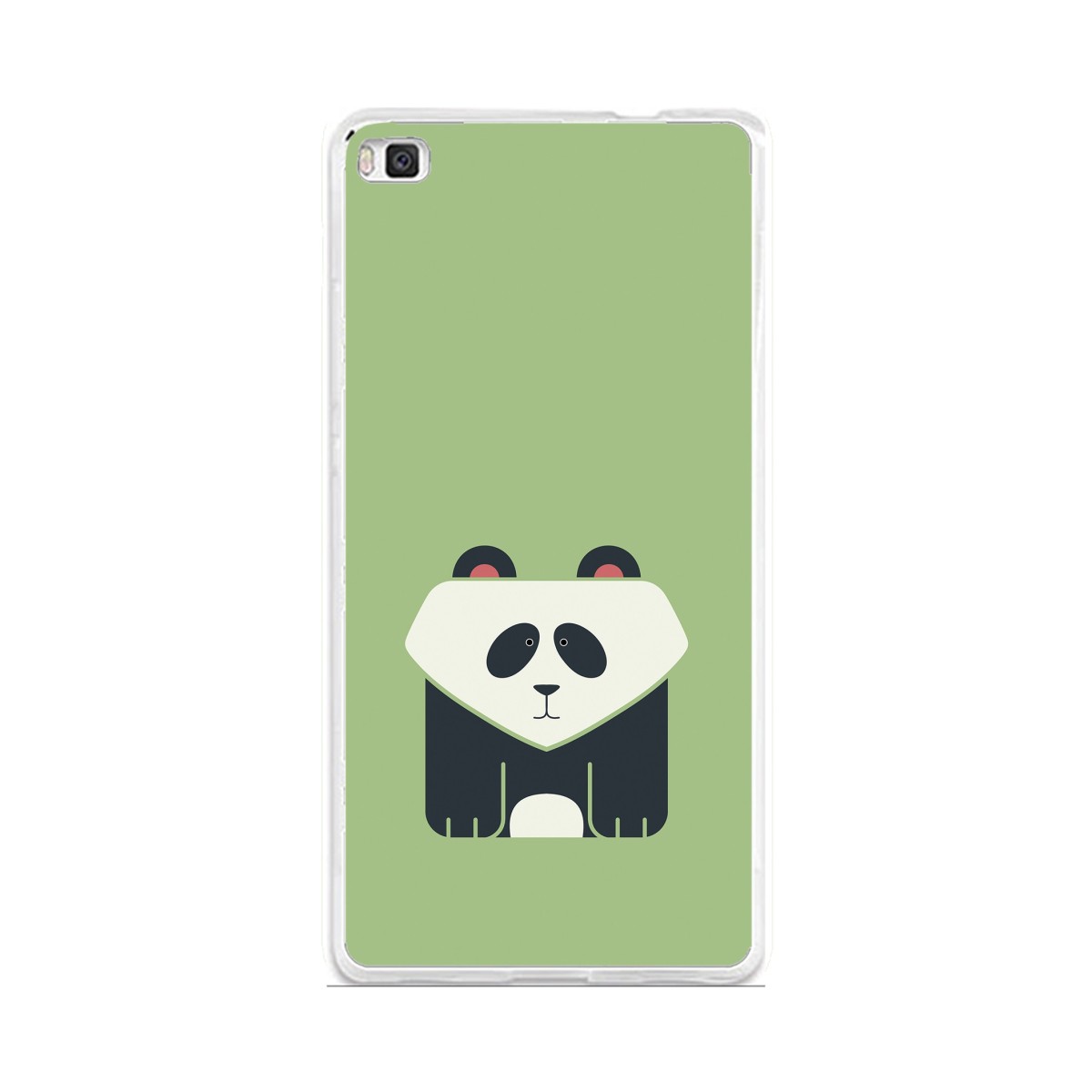 Funda Gel Tpu para Huawei P8 Lite Diseño Panda Dibujos