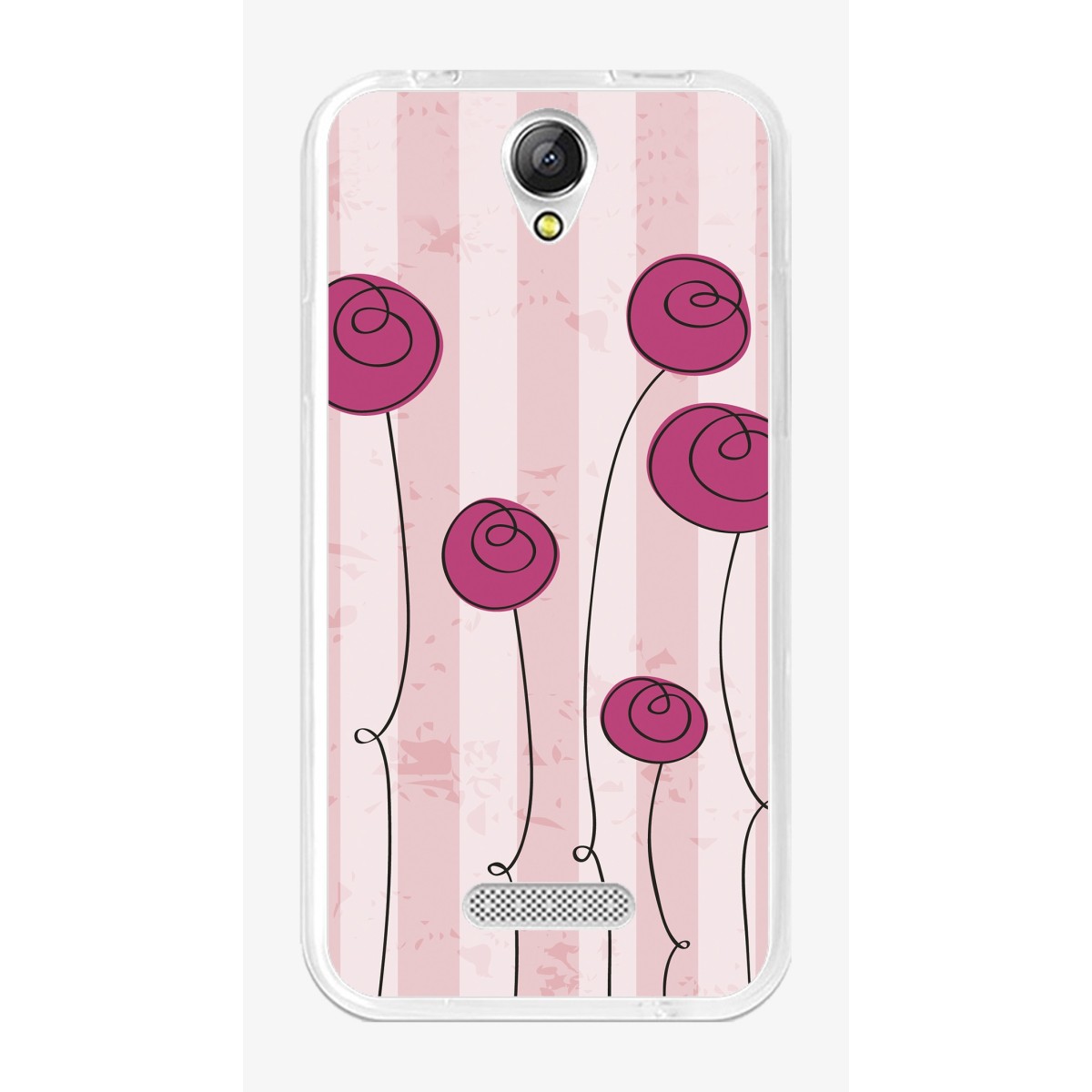 Funda Gel Tpu para Doogee X6S / X6 / X6 Pro Diseño Flores Vintage Dibujos