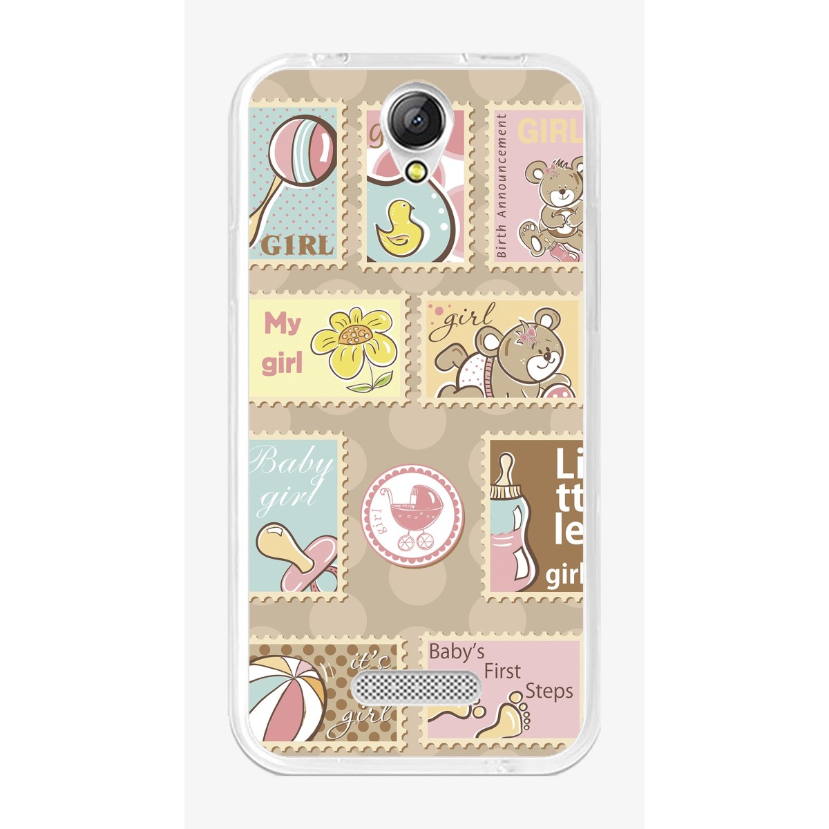 Funda Gel Tpu para Doogee X6S / X6 / X6 Pro Diseño Sellos Dibujos