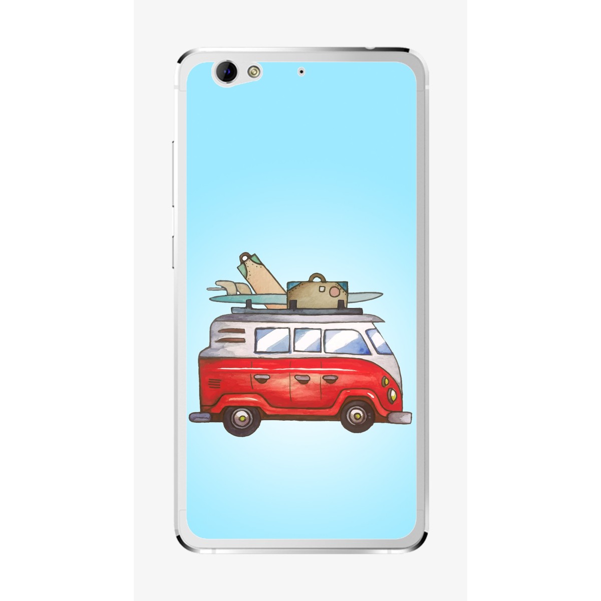 Funda Gel Tpu para Weimei We Plus Diseño Furgoneta Dibujos