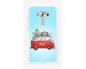 Funda Gel Tpu para Asus Zenfone 3 5.5" Ze552Kl Diseño Furgoneta Dibujos