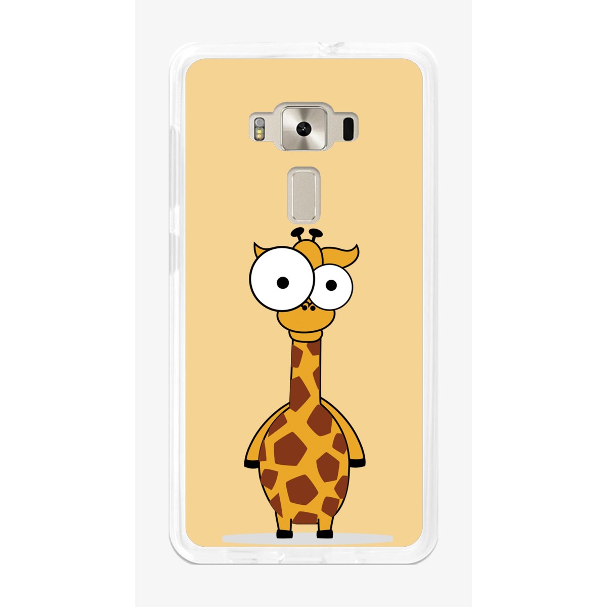 Funda Gel Tpu para Asus Zenfone 3 5.5" Ze552Kl Diseño Jirafa Dibujos