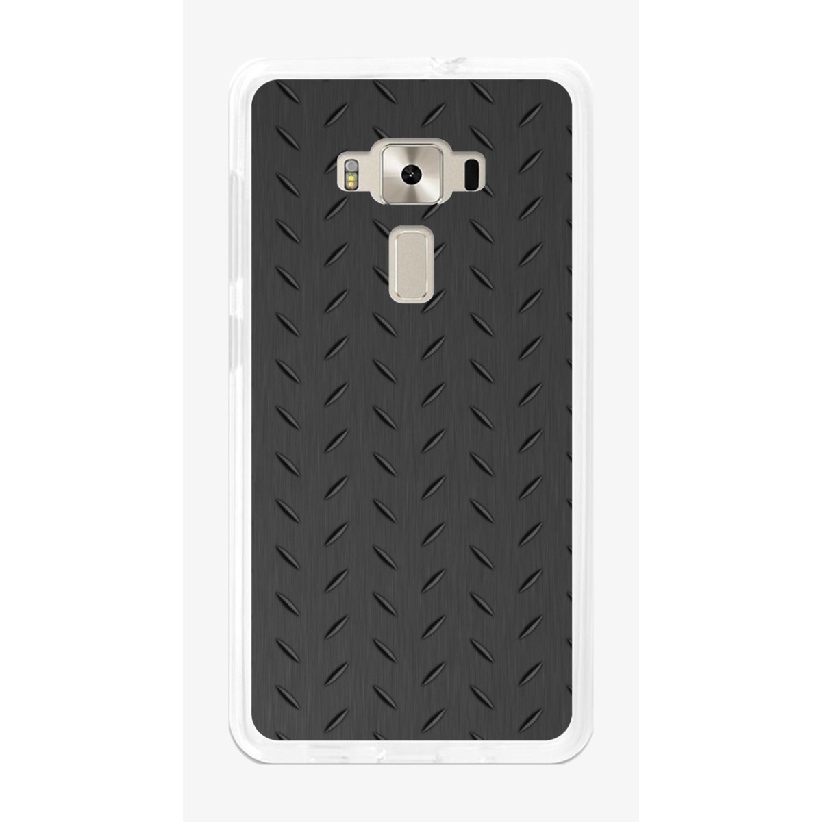Funda Gel Tpu para Asus Zenfone 3 5.5" Ze552Kl Diseño Metal Dibujos