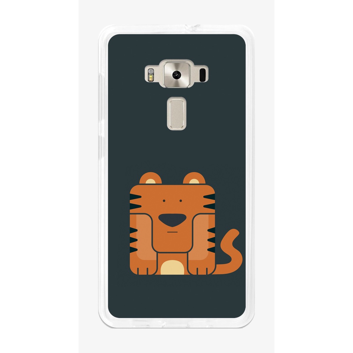 Funda Gel Tpu para Asus Zenfone 3 5.5" Ze552Kl Diseño Tigre Dibujos