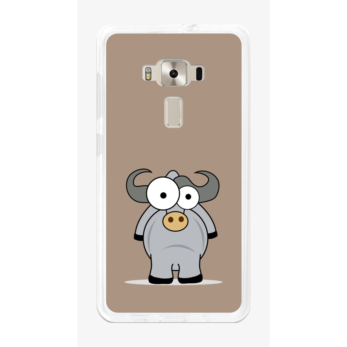 Funda Gel Tpu para Asus Zenfone 3 5.5" Ze552Kl Diseño Toro Dibujos