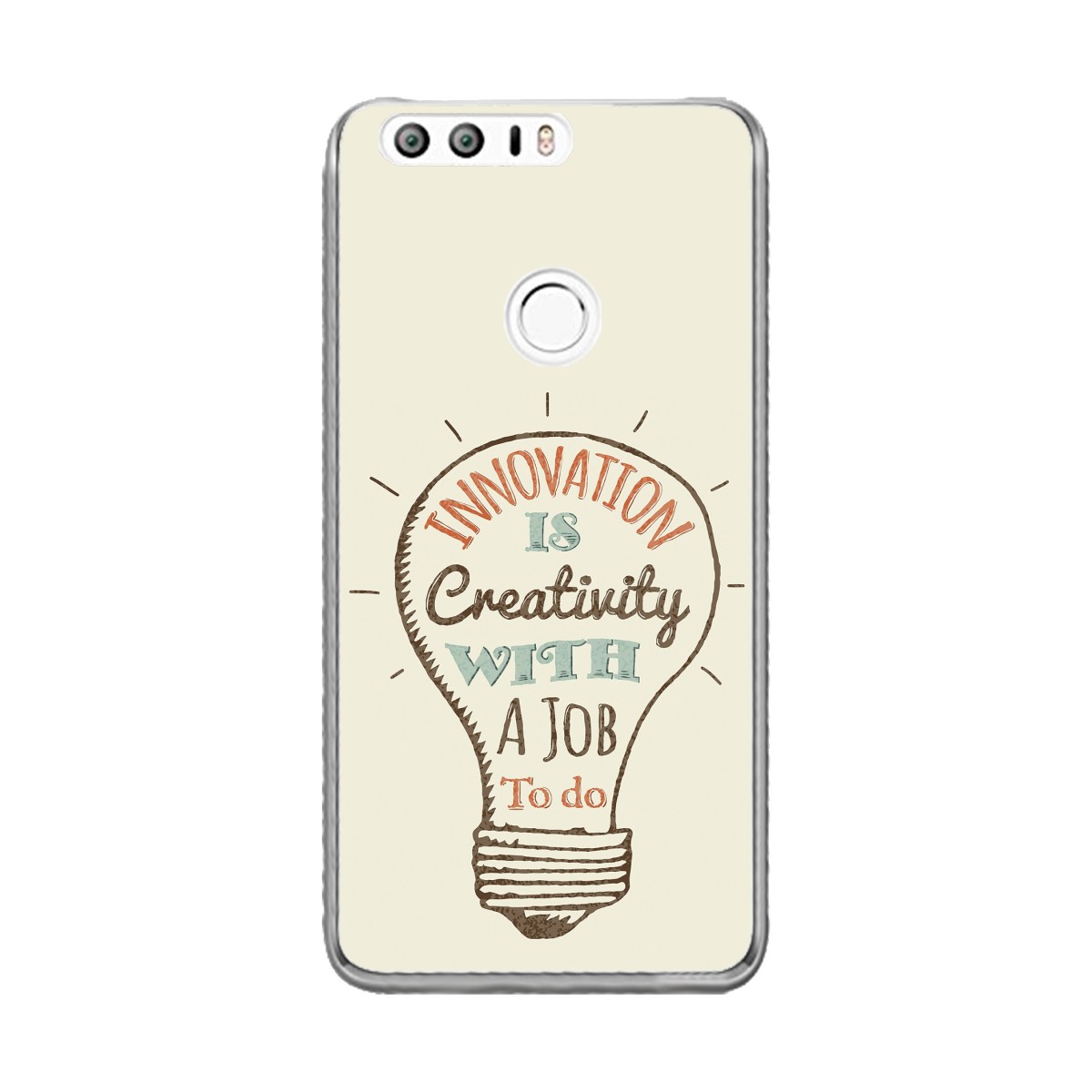 Funda Gel Tpu para Huawei Honor 8 Diseño Creativity Dibujos