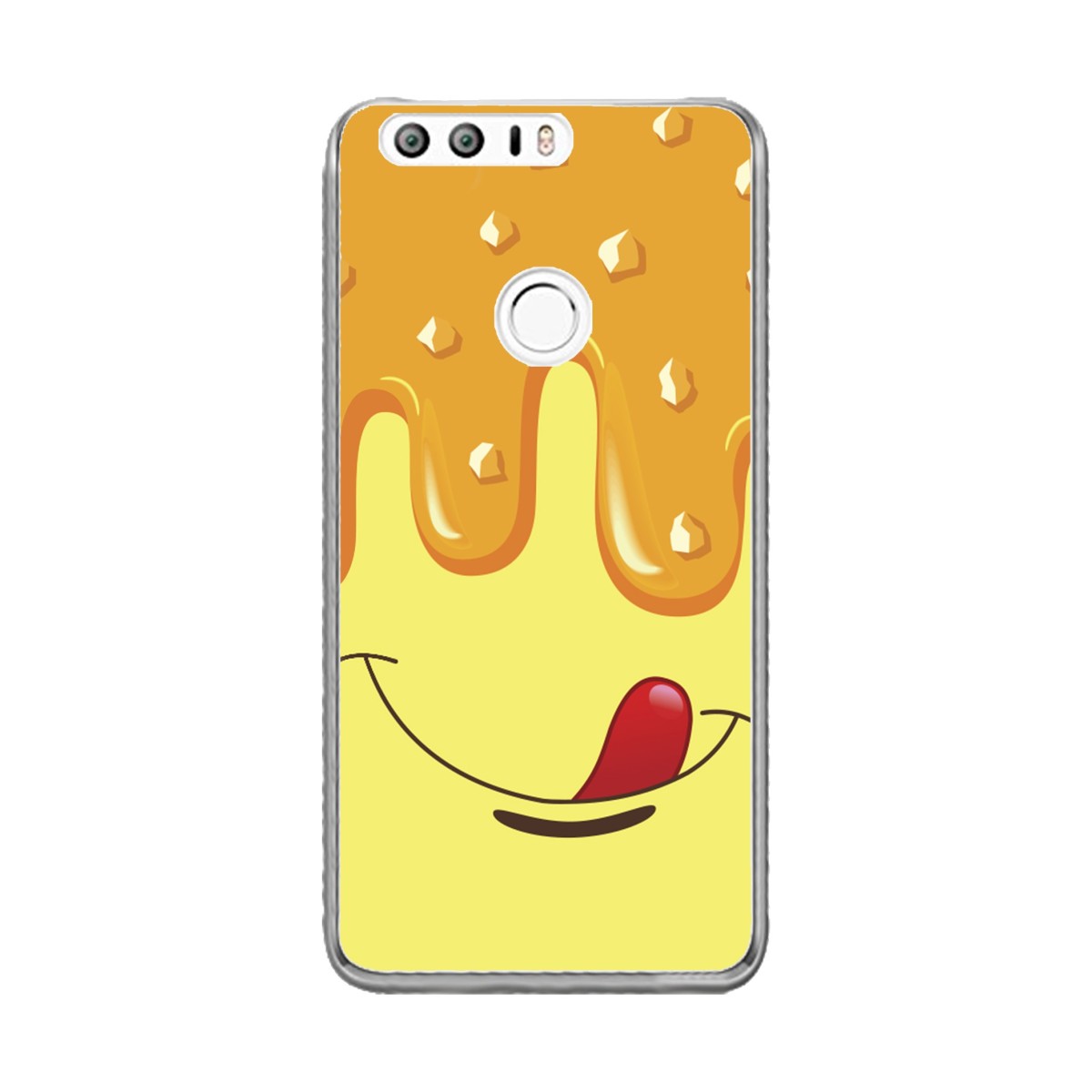 Funda Gel Tpu para Huawei Honor 8 Diseño Helado Vainilla Dibujos