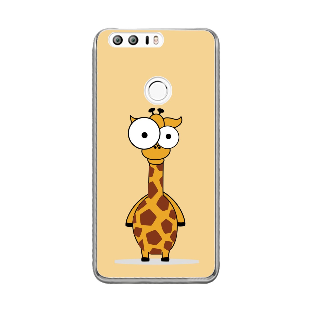 Funda Gel Tpu para Huawei Honor 8 Diseño Jirafa Dibujos