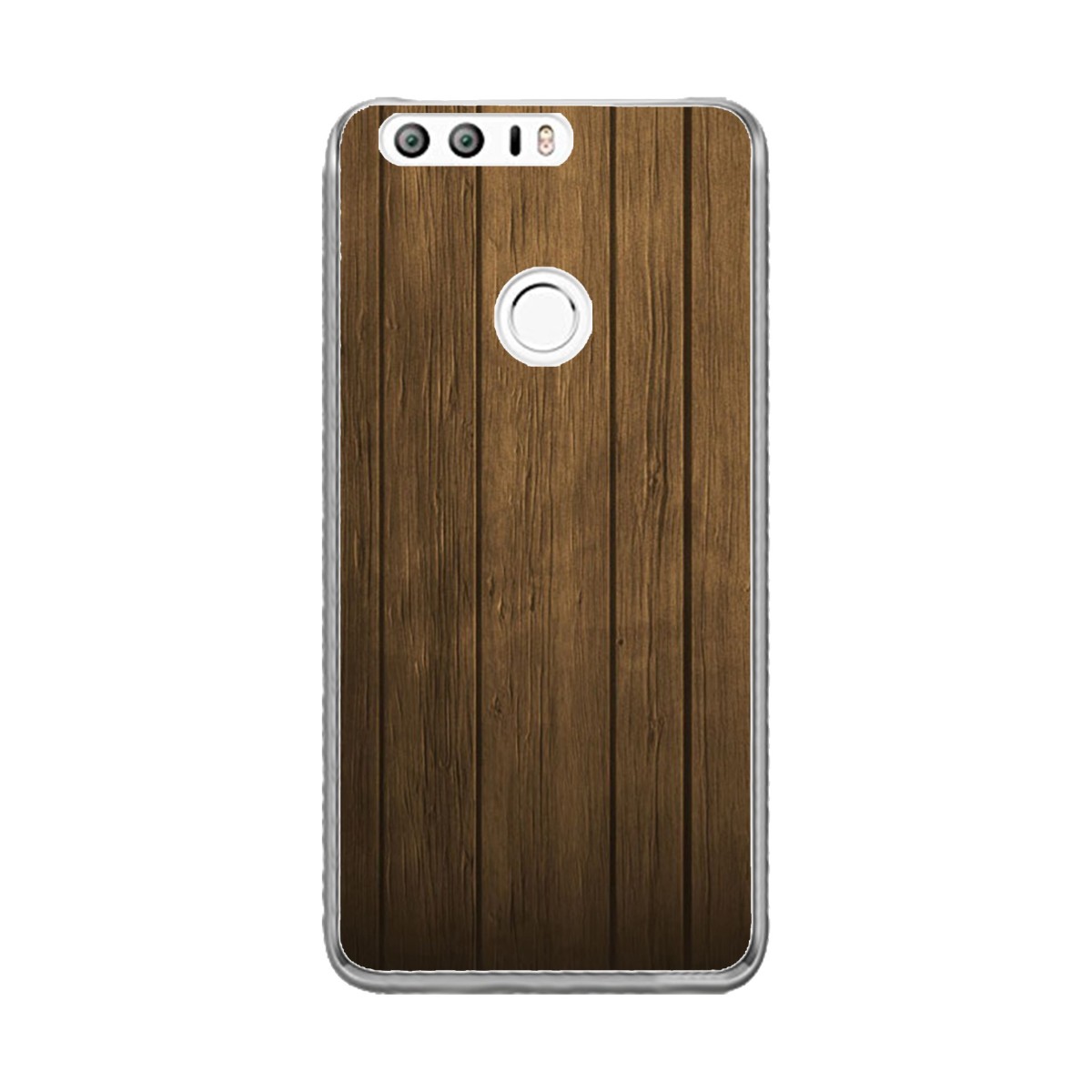 Funda Gel Tpu para Huawei Honor 8 Diseño Madera Dibujos