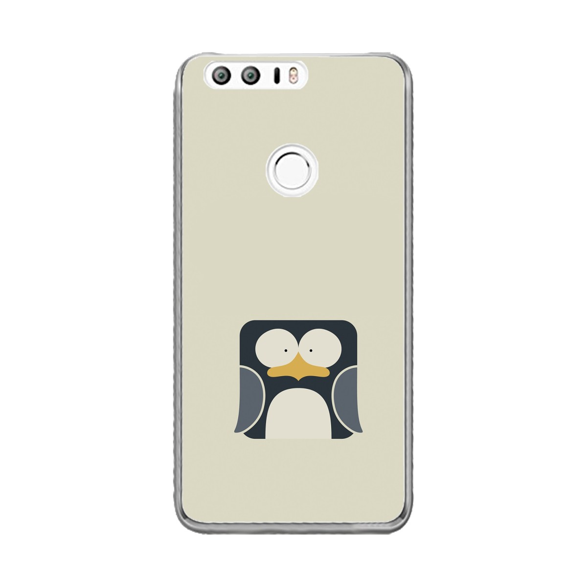 Funda Gel Tpu para Huawei Honor 8 Diseño Pingüino Dibujos