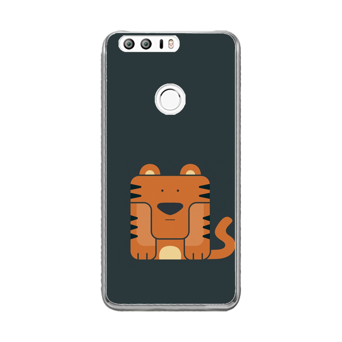 Funda Gel Tpu para Huawei Honor 8 Diseño Tigre Dibujos