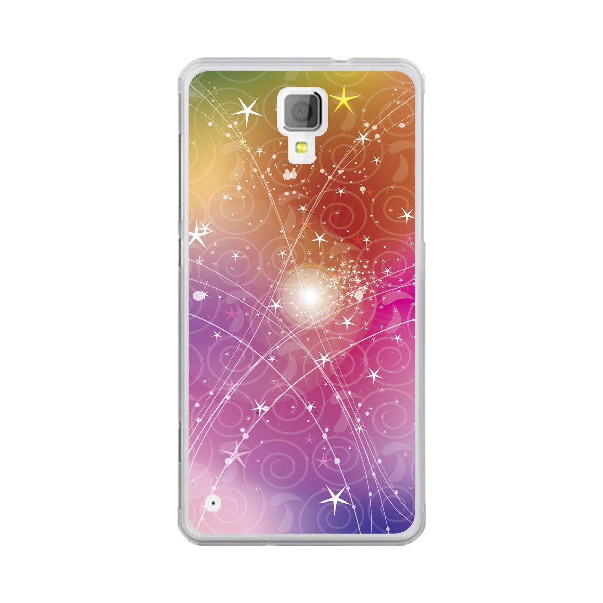 Funda Gel Tpu para Hisense C20 King Kong II Diseño Abstracto Dibujos