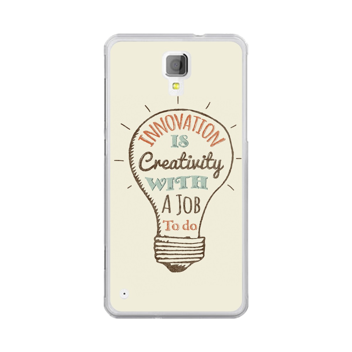 Funda Gel Tpu para Hisense C20 King Kong II Diseño Creativity Dibujos