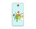 Funda Gel Tpu para Hisense C20 King Kong II Diseño Familia Dibujos