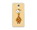 Funda Gel Tpu para Hisense C20 King Kong II Diseño Jirafa Dibujos