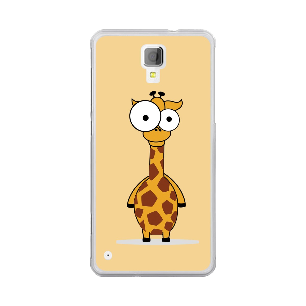 Funda Gel Tpu para Hisense C20 King Kong II Diseño Jirafa Dibujos