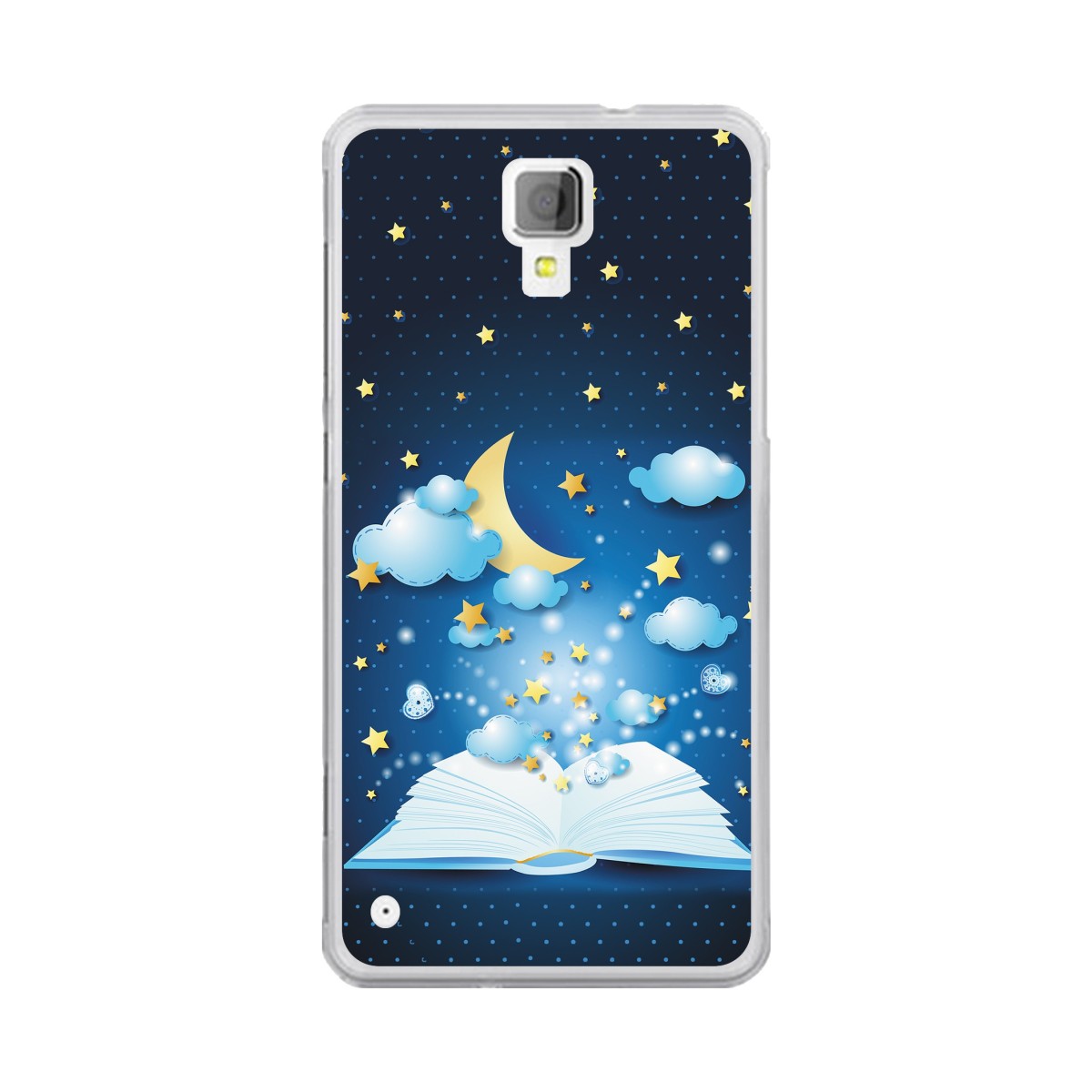 FUNDA de GEL TPU para HISENSE C20 KING KONG II diseño LIBRO-CUENTOS Dibujos