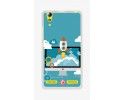 Funda Gel Tpu para Lenovo K3 / K30-W Diseño Cohete Dibujos