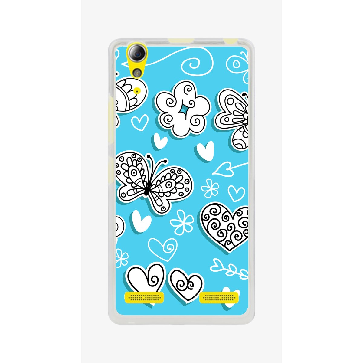 Funda Gel Tpu para Lenovo K3 / K30-W Diseño Mariposas Dibujos